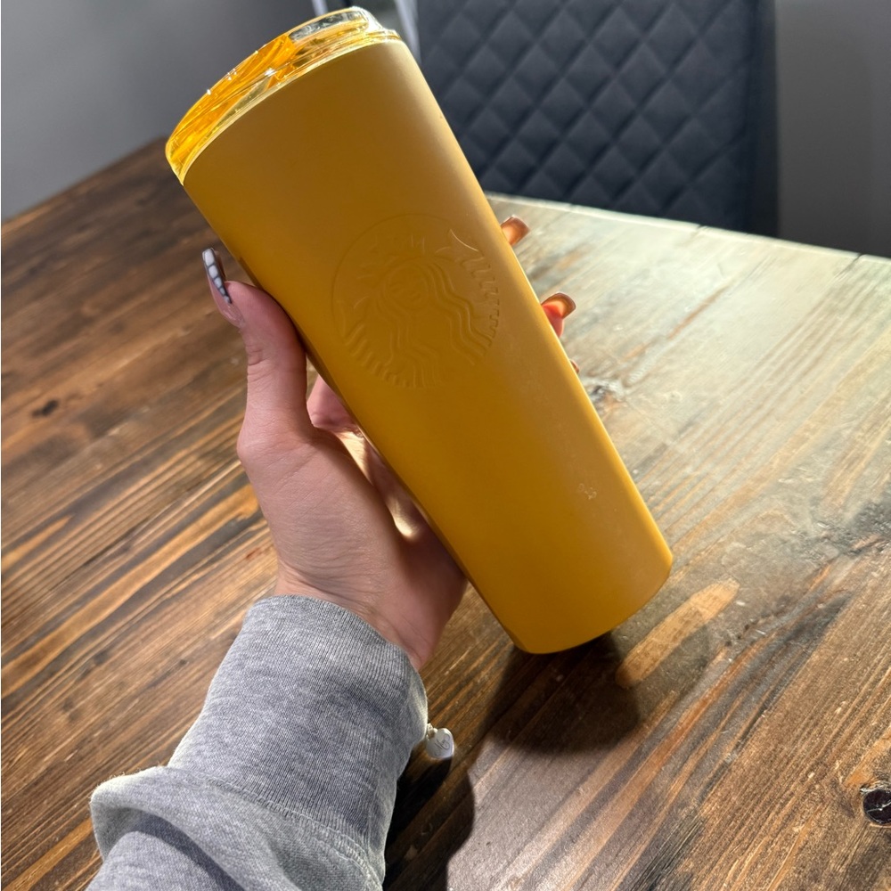 Starbucks Vibrant Yellow Tumbler - Picture 1 of 4
